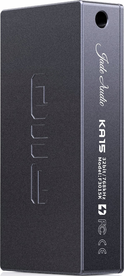 DAC dhe amplifikator kufjesh FiiO KA15, Hi-Res Audio, dalje 3.5mm dhe 4.4mm, i zi