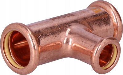 Pjesë lidhëse tee reduktuese KAN-therm Copper Gas 22/15/22, bakër