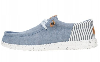 Këpucë burra Hey Dude Wally Funk Nu Prep M 43126-4XA, tekstil, taban gome, blu