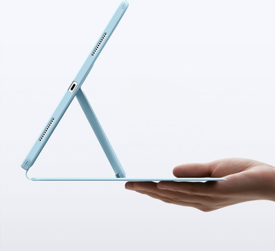 Навлака за таблет ESR Flip Hybrid за iPad Air 13 2024 2025, со држач, сива