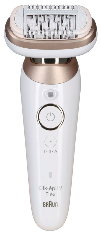 Epilatori Braun Silk-épil 9 Flex 9-360 3D, 40 pinceta, i bardhë me rozë