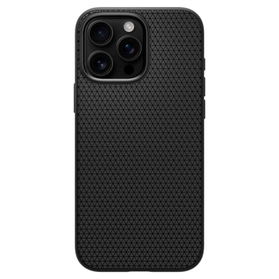Maskë telefoni Spigen Liquid Air T MagSafe për iPhone 16 Pro, TPU, e zezë mat