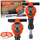 Set lodër mjetesh Do It Yourself, çekiç pneumatiko me zë, syze mbrojtëse, portokalli