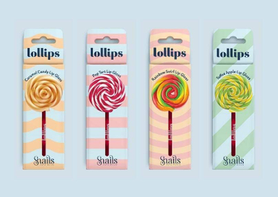 Gloss buzësh për kalamaj Snails Lollips Caramel Candy, 3ml, pa parabene