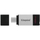 USB Kingston DataTraveler 80 - 128GB, i zi / argjendtë