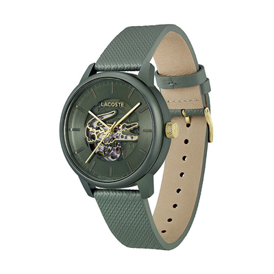 Orë dore për meshkuj Lacoste 12.12 Automatic 2011384, e gjelbër