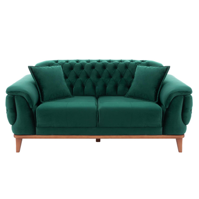Divan-Shtrat 2 ulëse, 180×95×80 cm HM3250.13, gjelbër