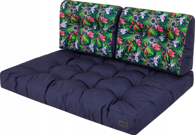 Dyshek për divan me paleta HobbyGarden LEO, 120x80 cm, 12 cm i trashë, gri