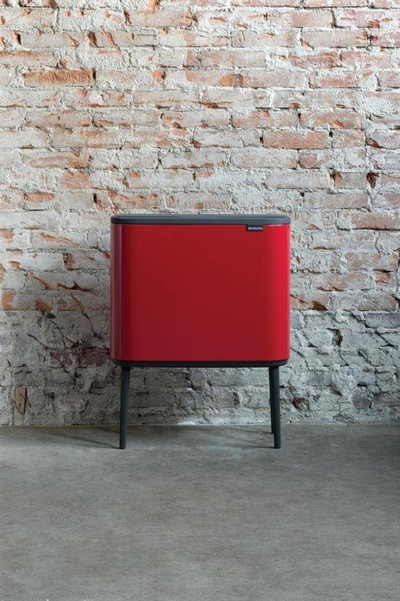Kosh i mbeturinave Brabantia (316104), 34 l, i kuq 