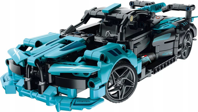 Set ndërtimi IM.Master Mechanical Master R/C Super Car, 439 pjesë, me telekomandë 2.4G, blu