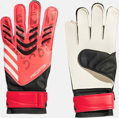 Doreza portieri adidas Predator GL TRN M JH3805, Soft Grip Pro, për të rritur, kuqe e bardhë