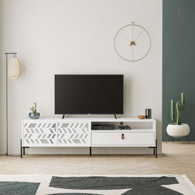 Komodë për TV Decortie Dionysos 170 cm, e bardhë
