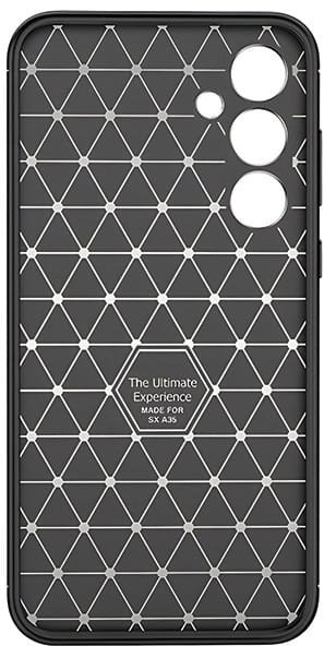 Футрола за телефон Beline Carbon Armor за Samsung A35 5G, издржлив материјал, тенок профил, црна