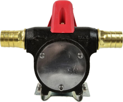 Пумпа за масло Geko G00945, 12V, компактна, сива
