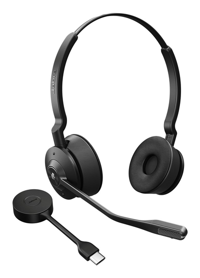Kufje pa tela Jabra Engage 55 SE MS Stereo, USB C, me mikrofon, të zeza