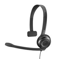 Kufje Sennheiser PC 7 USB, Mono, Noise-Cancelling, USB-A, e zezë