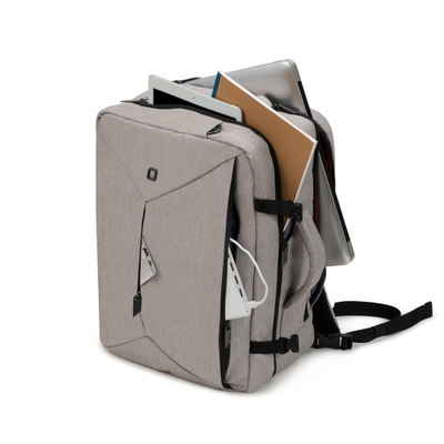 Ранец за лаптоп DICOTA Dual Plus EDGE, 15.6", 29L, сив