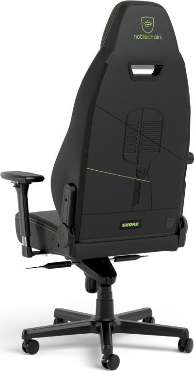 Karrige gaming noblechairs LEGEND Shure Edition, lëkurë PU, mbështetje për bel, gri e errët