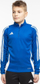 Bluzë sportive për kalamaj Adidas Tiro 24 Training Top Jr IR9364, Aeroready, poliester i ricikluar, blu