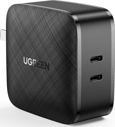 Karikues muri Ugreen 70867, 2x USB C, karikim i shpejtë, i zi