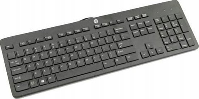Tastierë HP Business Slim 803181-031, USB, QWERTY UK, e zezë