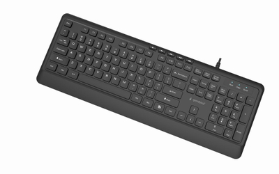 Tastierë Gembird KB MCH 05, USB A+C, multimediale, e zezë