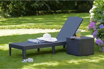 Karrige plazhi Luxurious Allibert JAIPUR, grafit