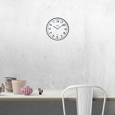 Orë muri Prim MPM Quality E01.2478.70.A, e bardhë