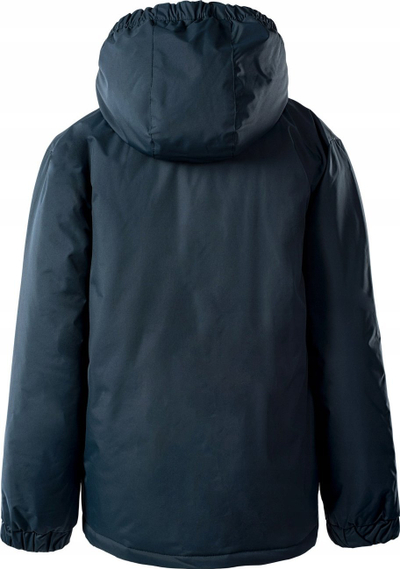 Jakne ski për kalamoj Brugi Jacket 1AHP Jr, poliester, me kapuç, navy