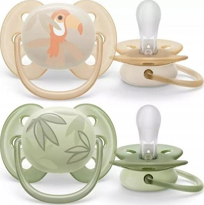 Biberon Philips Avent Ultra Soft SCF091/07, 0-6 mujsh, set 2 copë, për çuna