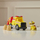Lodër kamion Paw Patrol Rubble Dump Truck Fire Rescue, me figurë, i verdhë