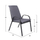 Set për ngrënie në natyrë 5-pjesësh me 4 karrige me jastëkë dhe Tavolinë 110x60cm (HM10566.01), gri