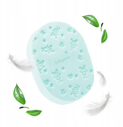 Сунѓер за миење за бебе BABYONO Washing Sponge, мек, без латекс, нане