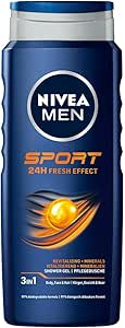 Xhel dushi Nivea Men Sport Relaxing, 3 në 1, 500ml, për meshkuj