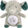 Projektor yjesh për fëmijë Leantoys Sleepy Elephant Teddy, pelush, gri