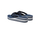 Flip-flop për femra TBS Granada, platformë wedge, navy e bardhë