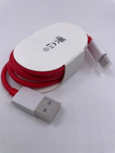 Kабел USB OnePlus D301, Type C, 4A Dash Fast Charging, бел