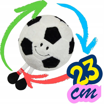 Top futbolli XQMax Emoji Ball, 23cm, me këmbë, shumëngjyrësh