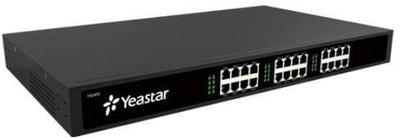 Gateway analog VoIP Yeastar TA2400, 24 porta FXS, montim në rack, i zi