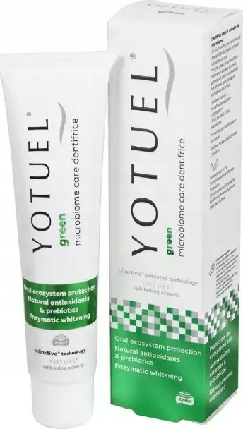 Паста за заби Yotuel Green Microbiome Care, избелувачка, 100g