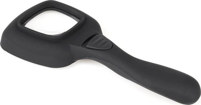 Llupë zmadhuese, 64mm, 4D 6 x LED (LR - 1), e zezë