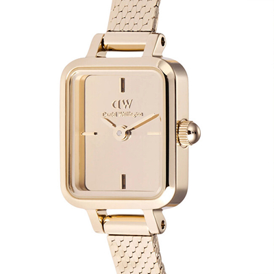 Orë grash Daniel Wellington Quadro Mini 15x18 DW00100799, ari rozë