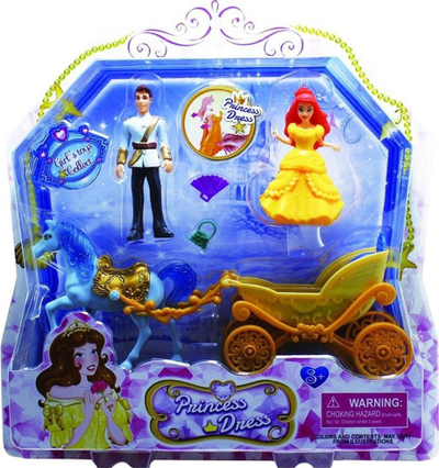 Set lodër Trifox Carriage, karrocë me figura, multikolor