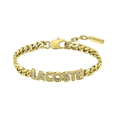 Byzylyk për femra Lacoste Script 2040063, i artë