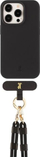 Mbajtëse telefoni për iPhone 15 Pro Max, me lanyard, 2 në 1 MagSafe, e zezë