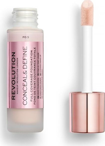 Fondatinë Makeup Revolution Conceal and Define, F0.5
