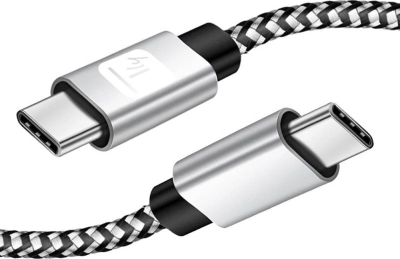 Kabllo USB Techly ICOC MU2CC-020-AL, USB-C me USB-C, 0.5m, 3A, gri me të zezë