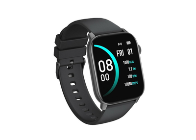 Smartwatch Oromed Fit 5, monitorim shëndeti, njoftime smart, i zi
