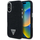 Маска за телефон Guess Denim Triangle Logo MagSafe за iPhone 16 6.1", тексас, црна