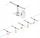 Sistem drite me kabllo Paulmann Wire Sheela, 5 spot-e, 5 m, krom